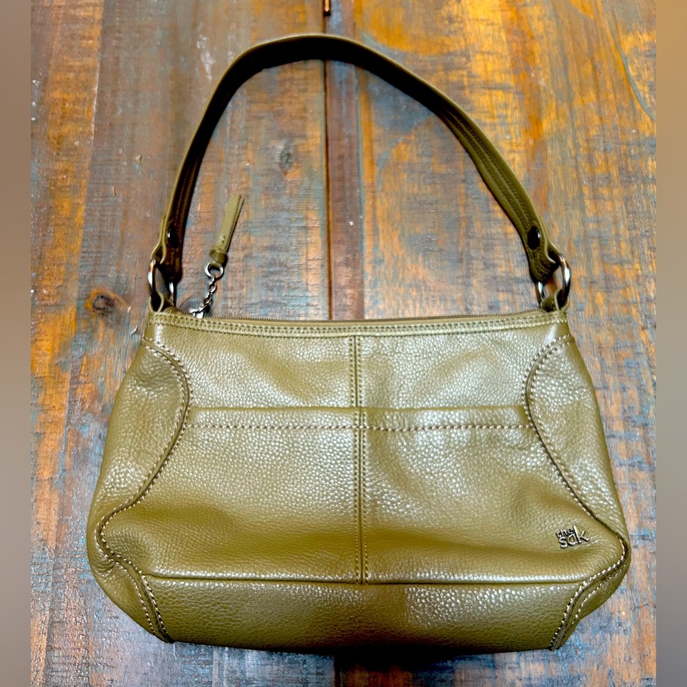 The Sak Leather Shoulder Bag - Green